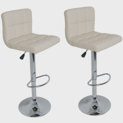 Kit 02 Banquetas Alta Estofada Para Cozinha Vox F03 Bege - Lyam Decor é boa?