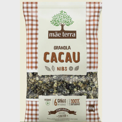Granola Cacau Nibs 800g - Mãe Terra Menor preço em Granola Cacau Nibs 800g - Mãe Terra