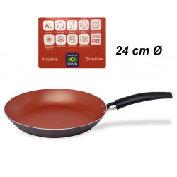 Frigideira Antiaderente 7 Camadas 24cm Terracota Fogão A Gás E Elétrico Multiflon é boa?