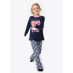 Pijama Manga Longa Algodão Infantil Unicórnio - Puket Menor preço em Pijama Manga Longa Algodão Infantil Unicórnio - Puket