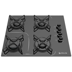 Cooktop a Gás Atlas Agile Up com Mesa de Vidro Bivolt - Preto é boa?