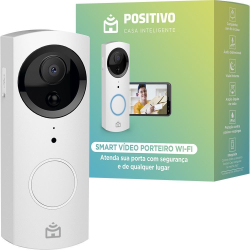 Smart Vídeo Porteiro Wi-Fi Positivo Casa Inteligente Indoor e Outdoor 720p Full HD 30 fps Áudio Bidirecional Detecção de Movimentos Visão Noturna Bivolt - Compatível com Google e Alexa é boa?