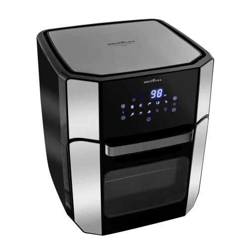 Air Fryer Oven Britânia 12 Litros 1800W 2 Assadeiras Preto BFR2100P ...