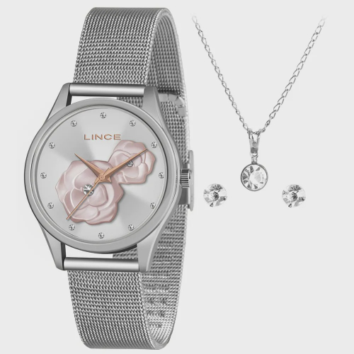 relogio mondaine feminino fundo rosa