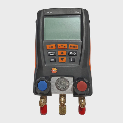 Testo 550 Kit Manometro digital com mangueira com bluetooth e 2 sondas
