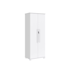 Armário Multiuso Infantil 2 Portas Branco 100% Mdf Dallas - Móveis Fênix Menor preço em Armário Multiuso Infantil 2 Portas Branco 100% Mdf Dallas - Móveis Fênix
