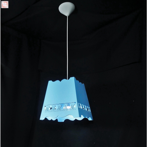 Luminária de Teto Infantil Ursinho Azul Bb no Shoptime