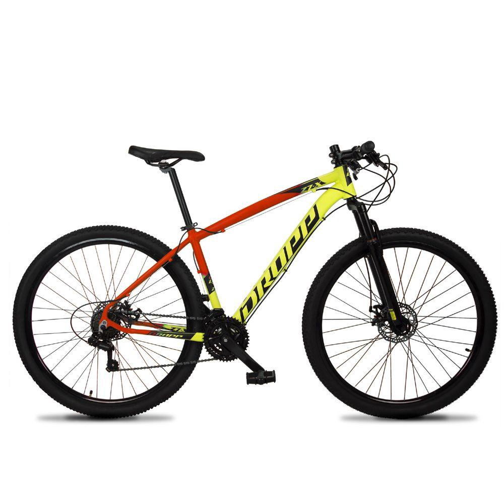 Bicicleta Aro 29 Dropp Z7-x 21v Vermelho E Amarelo
