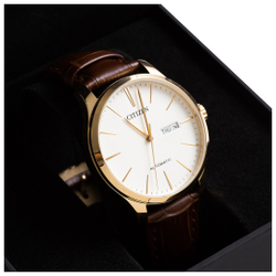 relogio masculino citizen pulseira de couro