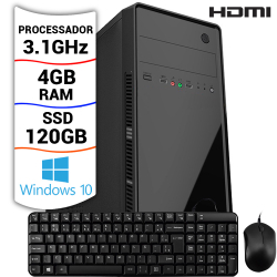 Computador Pc Cpu 3.1GHz 4GB HD 500GB Windows 10 Desktop é boa?
