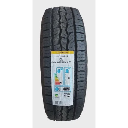 Pneu Dunlop Aro 15 - 205/70r15 At5 Grandtrek 96t no Shoptime