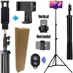 Tripé Pedestal 2m + Suporte Celular Câmera Filmagem Vertical Horizontal Vídeos é boa?