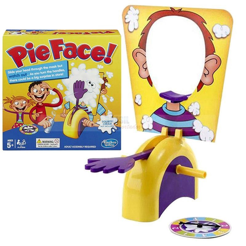Jogo Pie Face Game Brinquedo Torta Na Cara no Shoptime