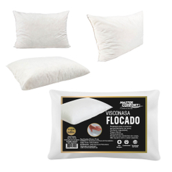 Travesseiro Viscoelastico Flocado Para Fronha 50x70 Alto Firme Antialérgico Macio é boa?