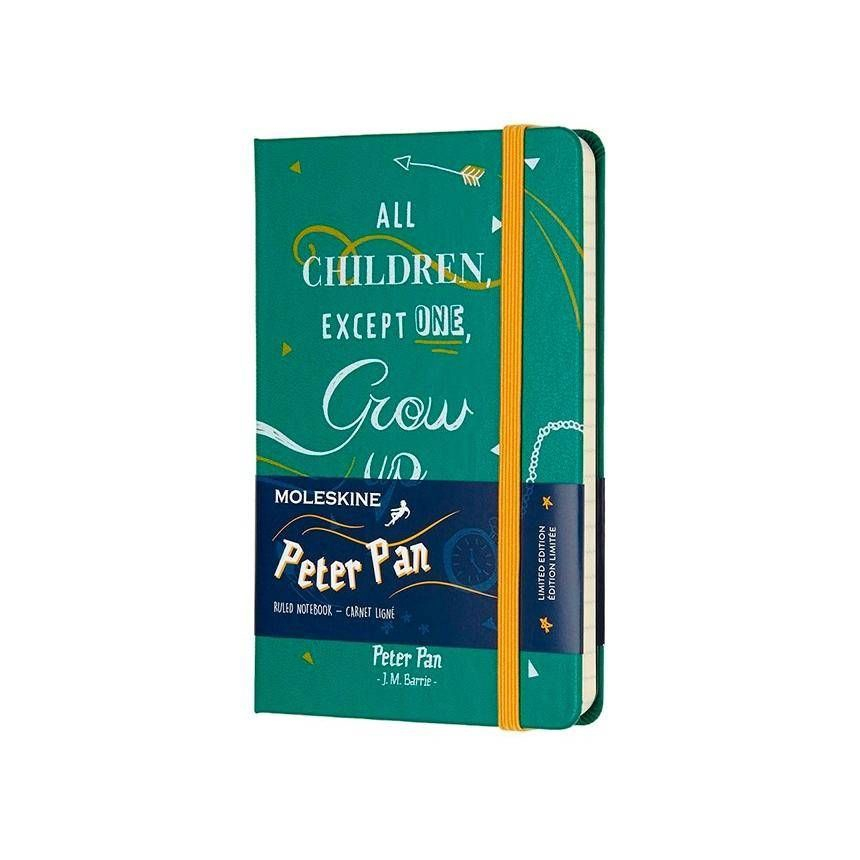 Caderno moleskine peter pan (limited edition) ruled notebook disney