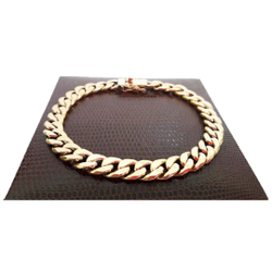 Pulseira Grumet 14 Gramas 8mm 21cm Ouro 18k 750 Menor preço em Pulseira Grumet 14 Gramas 8mm 21cm Ouro 18k 750