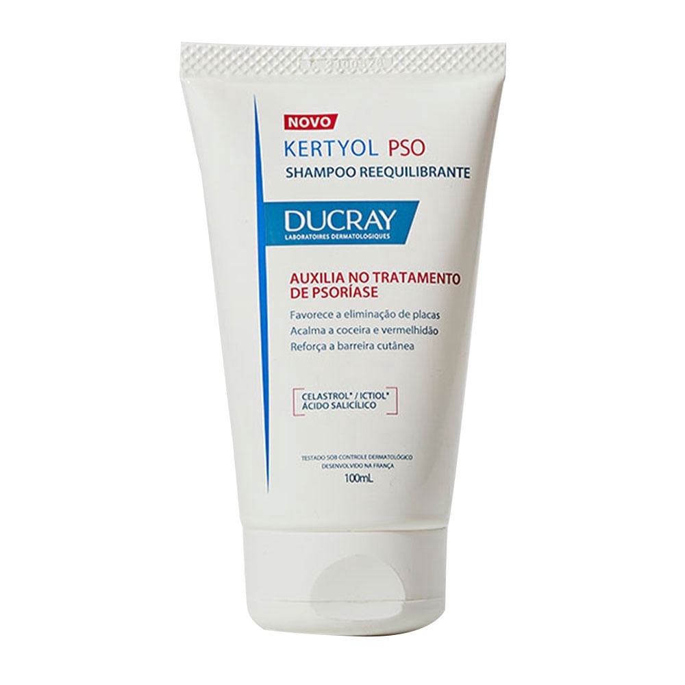 Ducray Kertyol pso Shampoo Reequilibrante 100ml no Shoptime