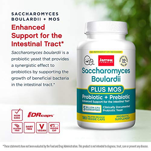 Jarrow formulas saccharomyces boulardii mos probi tico 5 bilh es