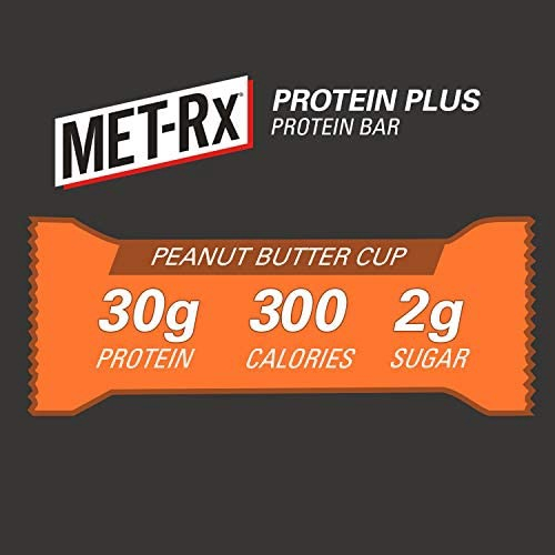 Met Rx Protein Plus Protein Plus Peanut Butter Cup 4 Count Value Pack Protein Bar With 7894