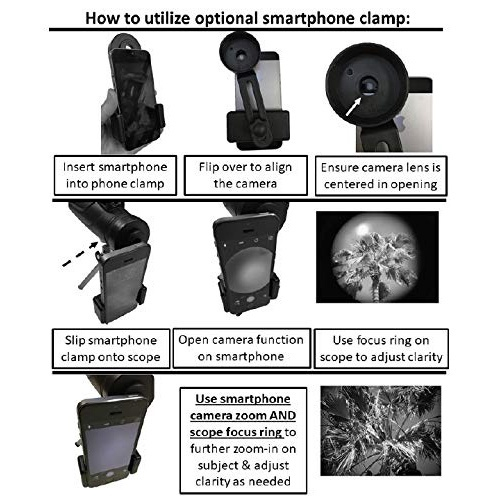 COPY - HD Monocular Telescope With Premium Carry Case,Phone Adapter And New Gen… Photo & Video
