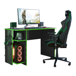 Mesa Gamer 3875 Preto Verde Qmovi é boa?