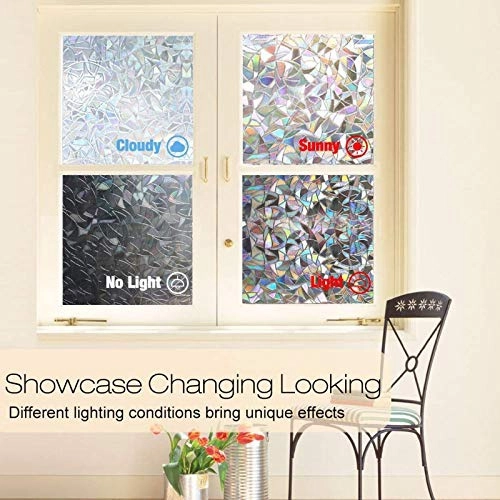 rabbitgoo-window-privacy-film-rainbow-window-clings-3d-decorativo