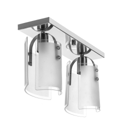 Lustre Plafon Calha De Vidro Duplo é boa?