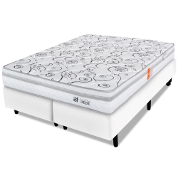 Cama Box Queen Colchão Ortopédico Espuma Certificada 158x198x58cm - bf Colchões é boa?