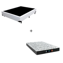 Cama Box Viúva - Tecido Sintético Branco com Colchão Extra Firme D28 - Suporta 80Kg é boa?