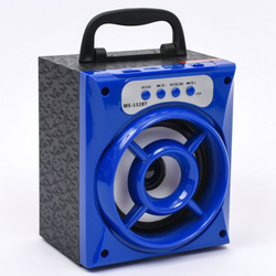 Caixa Caixinha Som Portátil Amplificada Via Bluetooth Pendrive Mp3 Usb Sd A37 azul é boa?