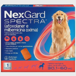 Nexgard Spectra 1 Tablete 30,1 - 60kg - Boehringer Ingelheim é boa?