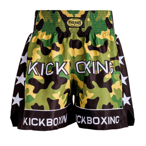 shorts kickboxing 500 treino e competição preto