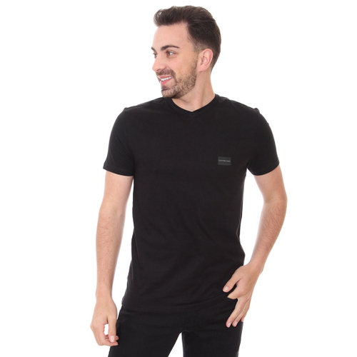 camisa calvin klein gola v