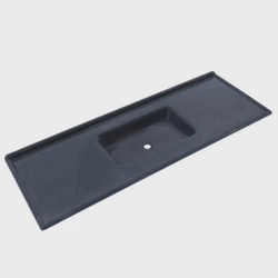 Pia com Cuba para Cozinha Massa Premium 100cmx50cm Decoralita Preto é boa?