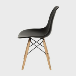 Cadeira Design Charles Eames Eiffel Leda Cozinha Escritório Quarto - Preta Wood é boa?