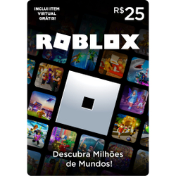 Gift Card Digital Roblox R$25 é boa?