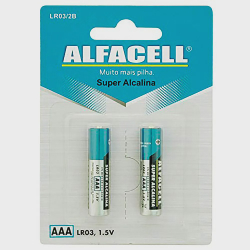Pilha Alcalina 1.5v aaa Cartela Com 2 Alfacell é boa?