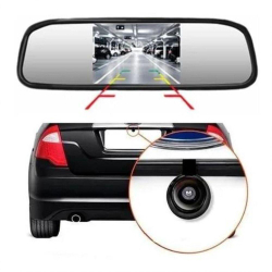 Kit Espelho Retrovisor Monitor Com Câmera De Ré Tela Lcd 4,3 Menor preço em Kit Espelho Retrovisor Monitor Com Câmera De Ré Tela Lcd 4,3