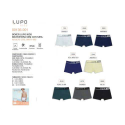 Kit C/10 Cuecas Lupo Boxer S Costura Microfibra Infantil 136 é boa?