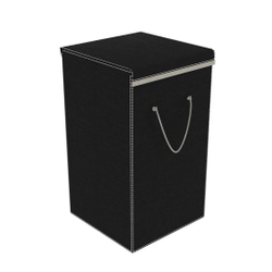 Cesto Roupa Suja Lavanderia Organização Dobrável Preto Dobra é boa?
