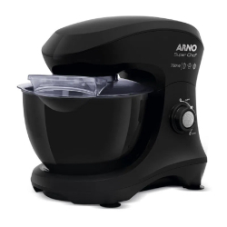 Batedeira Planetária Arno Superchef Preto 5 Litros 750W 220V Menor preço em Batedeira Planetária Arno Superchef Preto 5 Litros 750W 220V