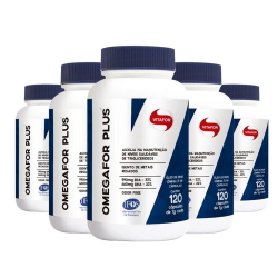 Kit com 5 Ômegafor Plus epa dha 1000mg Ômega 3 Vitafor 120 cápsulas é boa?