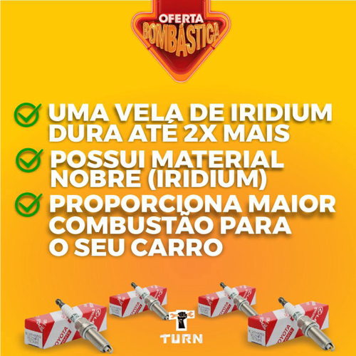 Jogo De Velas Igni O Denso Iridium Sc Hr No Shoptime