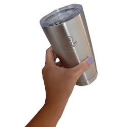 Copo Térmico Com Tampa 600Ml Gelado Quente Original Inox é boa?