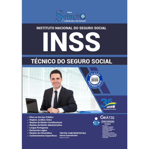 Apostila Inss - Técnico Do Instituto Nacional Seguro Social No Shoptime