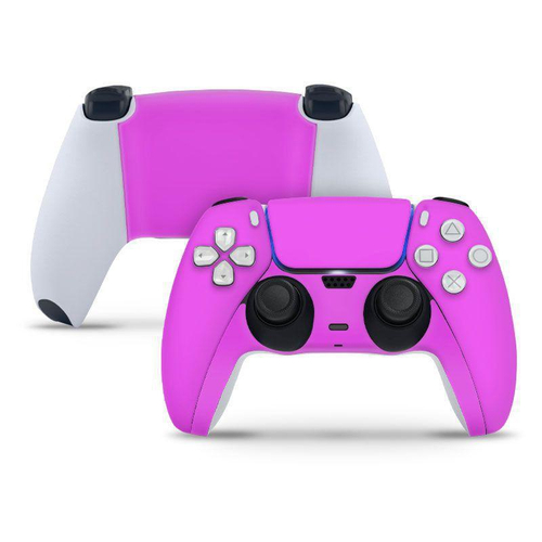 Skin Adesivo Ps5 Com Disco E 2 Controles Dualsense Rosa No Shoptime