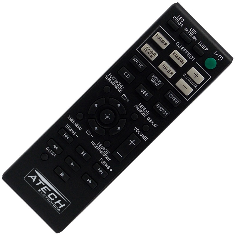 Controle Remoto Aparelho Som Sony Rm-Amu163 / Hcd-Gpx33 No Shoptime