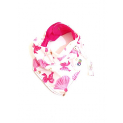 Babador Bandana Bailarina com fita personalizada para chupeta Menor preço em Babador Bandana Bailarina com fita personalizada para chupeta