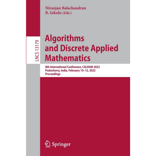 Algorithms and Discrete Applied Mathematics no Shoptime
