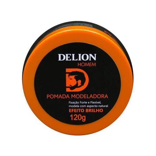 Pomada Para Cabelos Efeito Brilho Modeladora Delion Homem No Shoptime